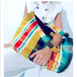 Zara Beach Bag. Size is posted in pics.